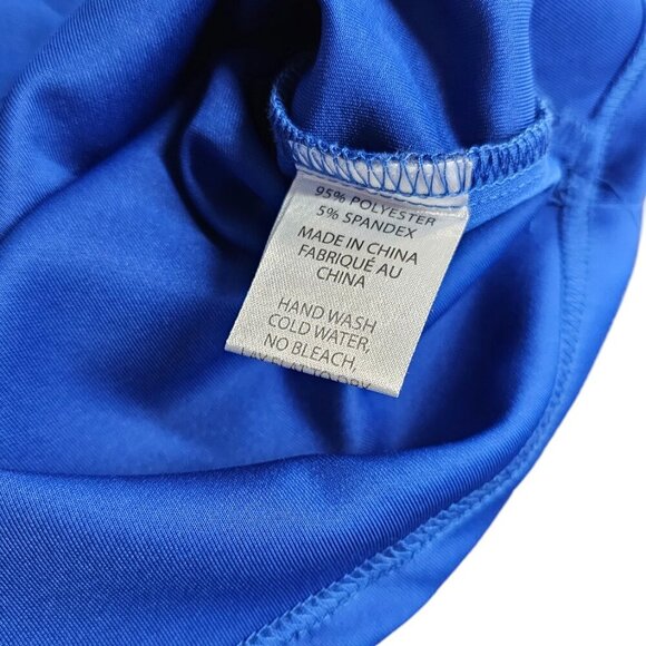 Love & Liberty Womens Zip Back Bodycon Fitted Mini Skirt, Blue, Size Small - Picture 7 of 7